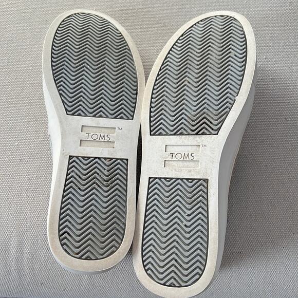 Tom’s Parker Cupsole gray slip-on durable and comfortable canvas sneakers 6.5 W - Picture 9 of 16